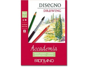 Альбом для зарисовок FABRIANO "Accademia" А4, 200г/м2, склейка 30 листов