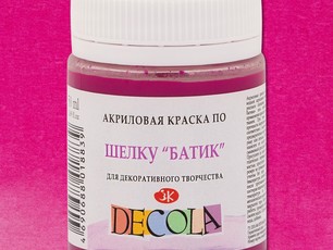 Фуксия по шелку "батик" «Decola», 50 мл