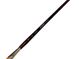Кисть плоская синтетика №20 (длинная ручка)